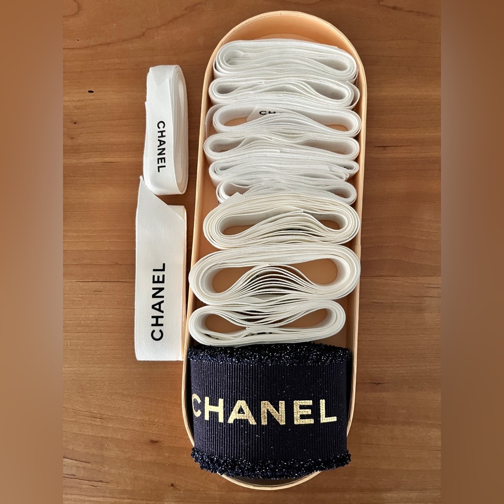~37’ collectively. CHANEL ribbons